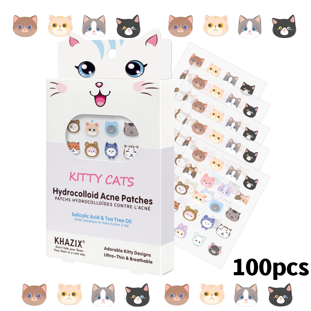 Skincare Gentle - 100 new cartoon facial acne patches,