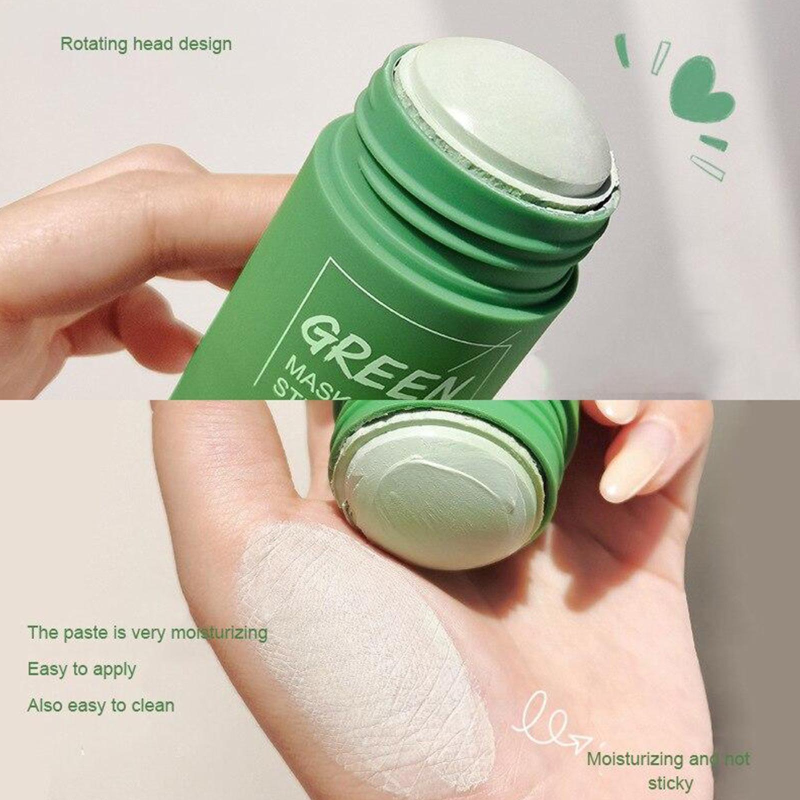 Bentonite Clay Mask - Green Tea Solid Cleansing Mask Acne