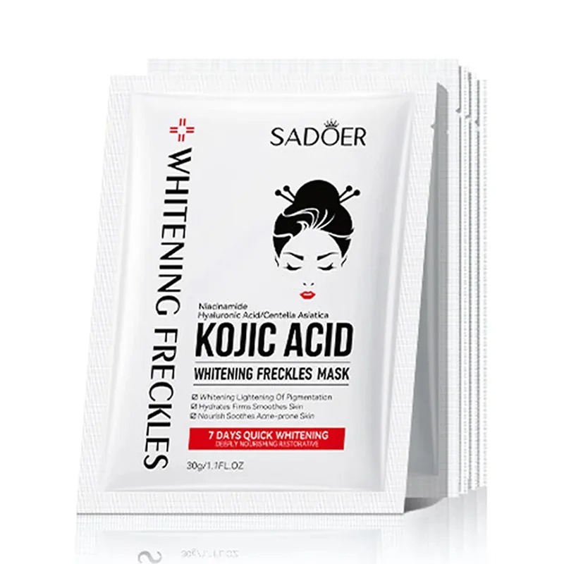 5pcs SADOER Kojic Acid Face Ma - Bentonite Clay Mask ulasan dan harga