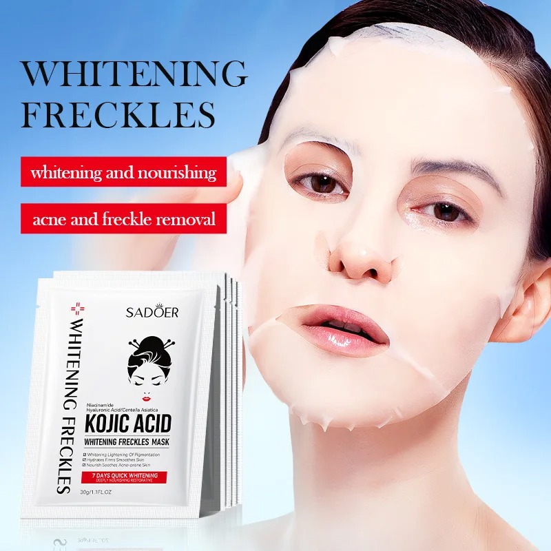 5pcs SADOER Kojic Acid Face Ma - Bentonite Clay Mask ulasan dan harga