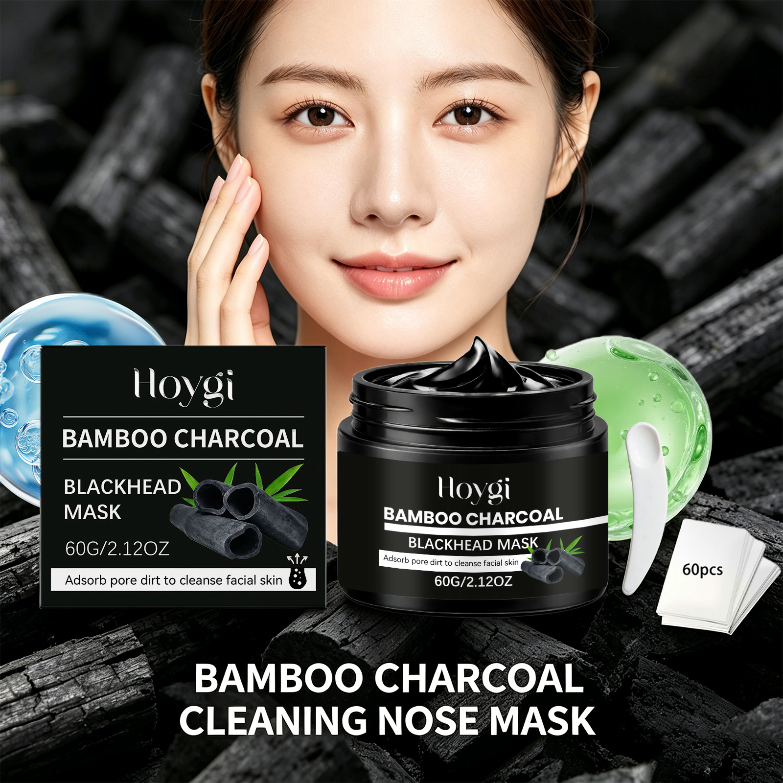 Bamboo Charcoal Blackhead Remo - Skincare Natur E ulasan dan harga