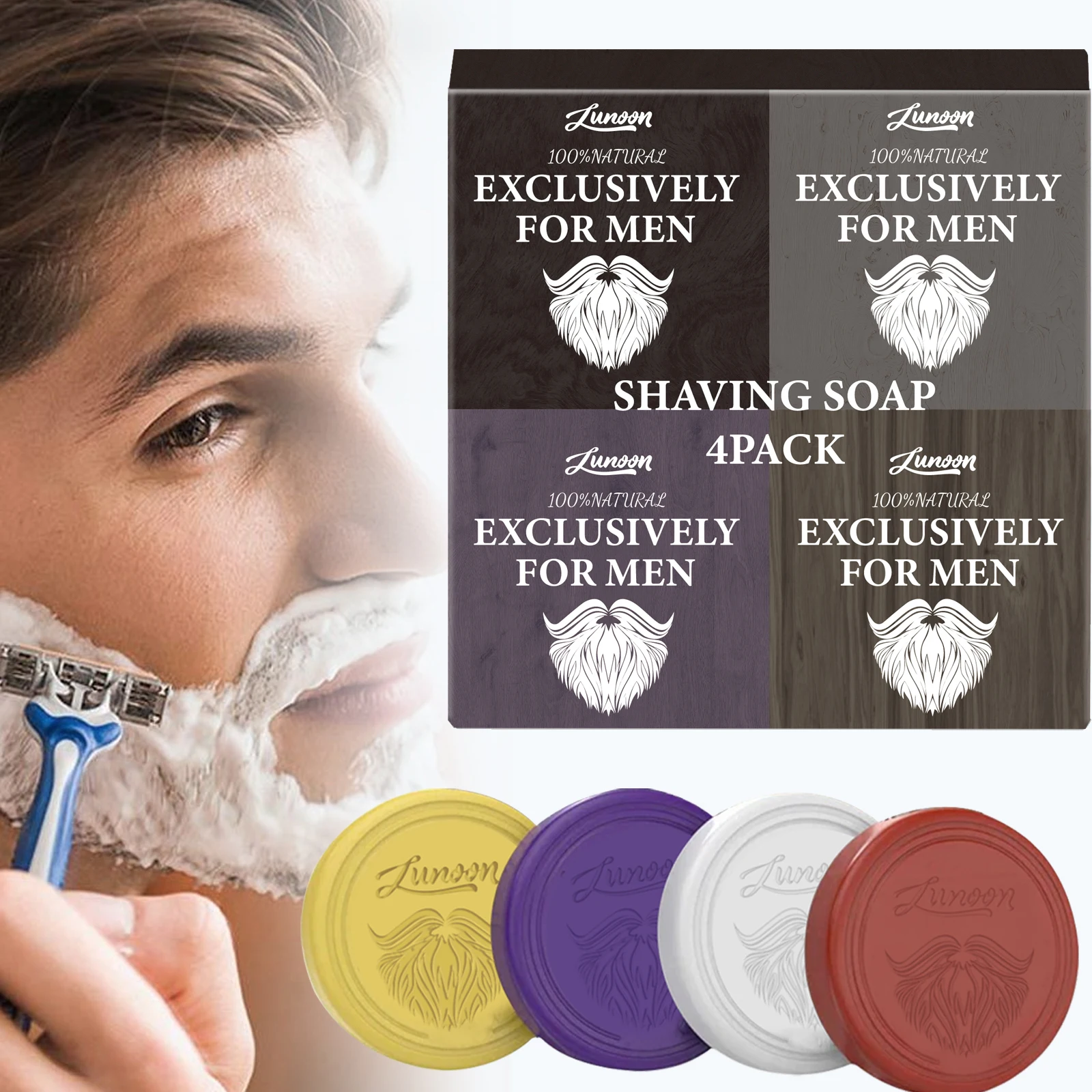 Sandalwood Shaving Soap for Me - Skincare Natur E ulasan dan harga