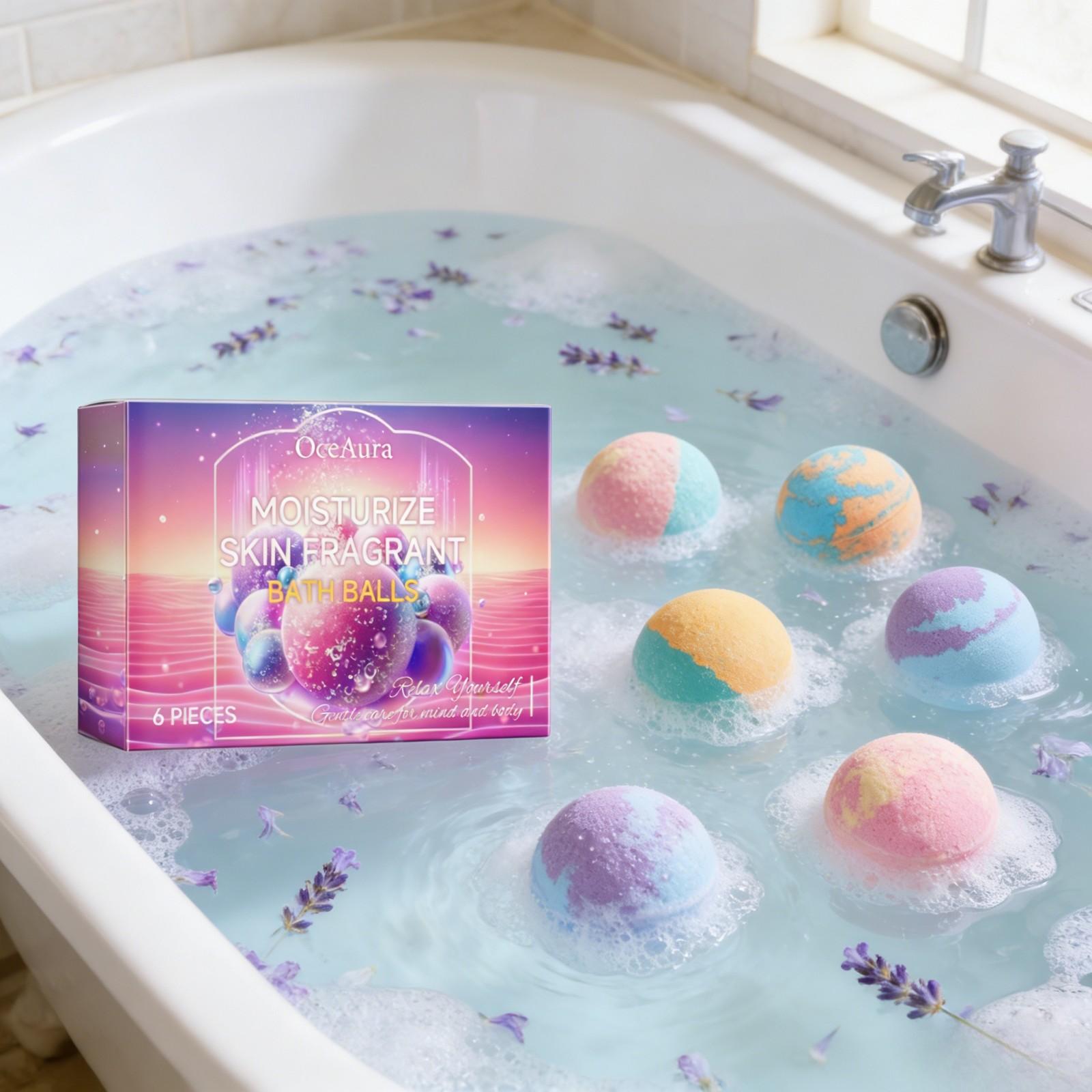 OceAura Bath Bubble Balls Soft - Skincare Natur E ulasan dan harga