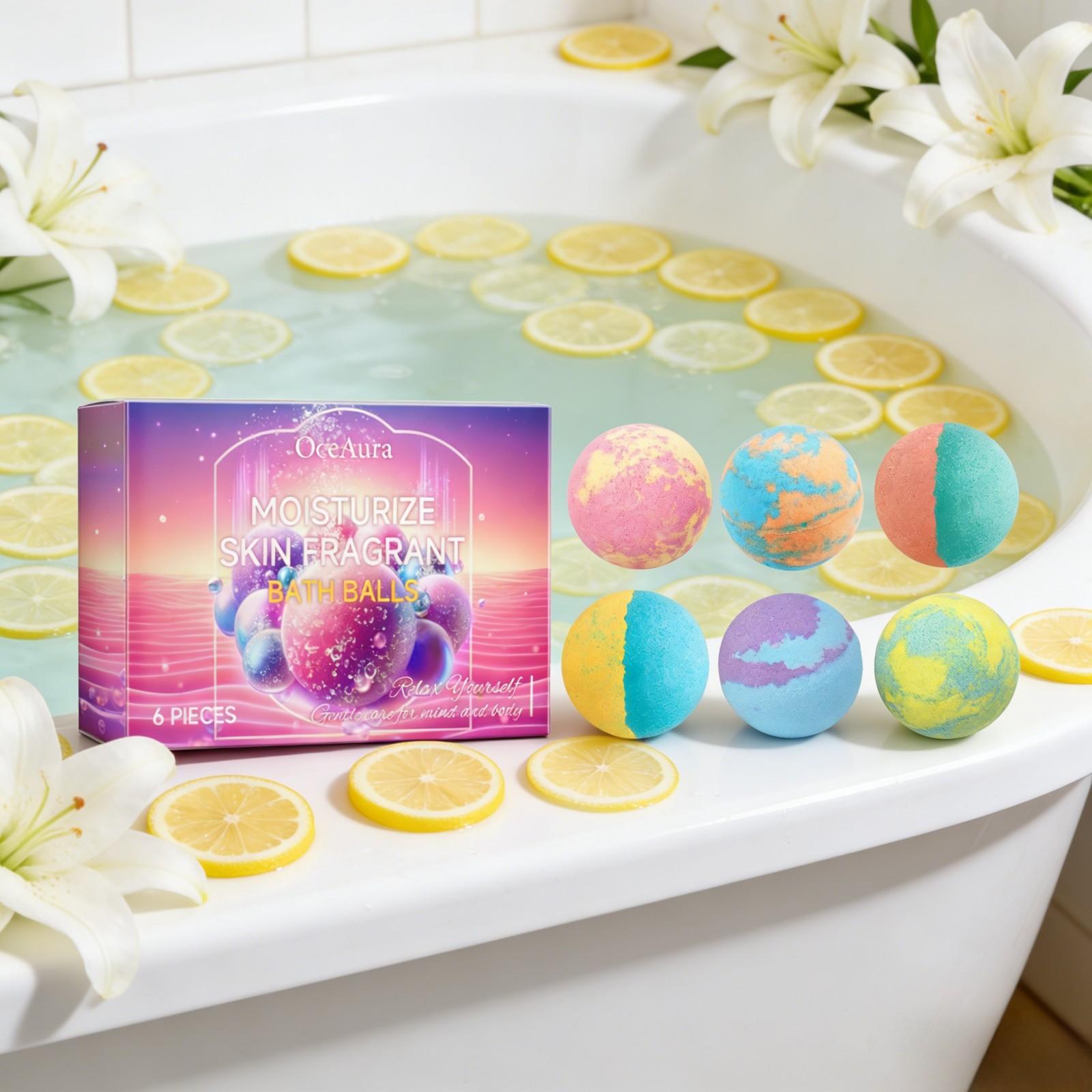 OceAura Bath Bubble Balls Soft - Skincare Natur E ulasan dan harga