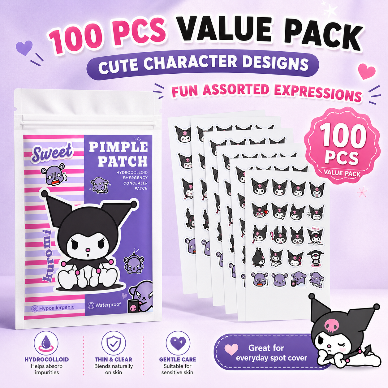 Hello Kitty Cute Pimple Patche - Skincare Gentle ulasan dan harga