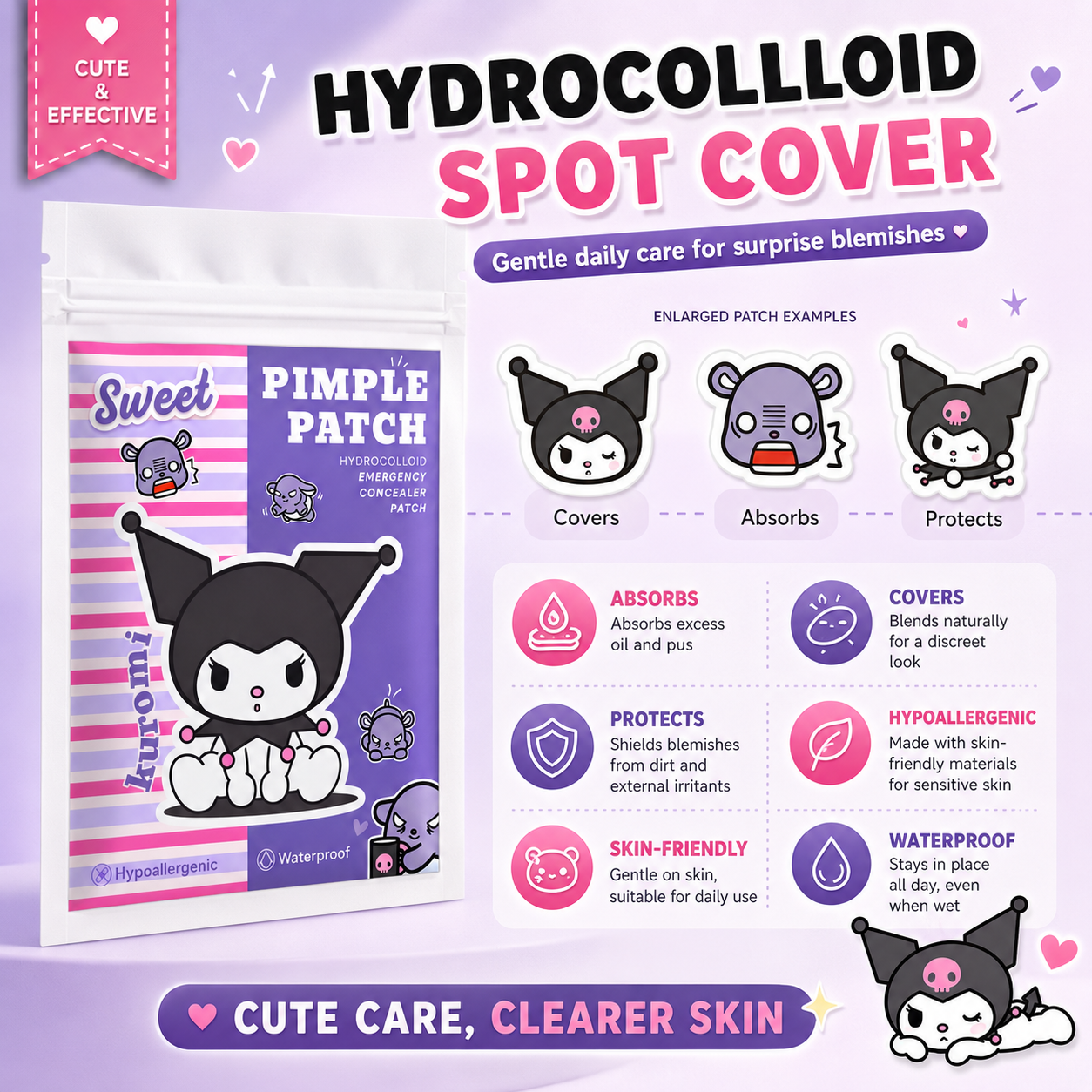 Hello Kitty Cute Pimple Patche - Skincare Gentle ulasan dan harga