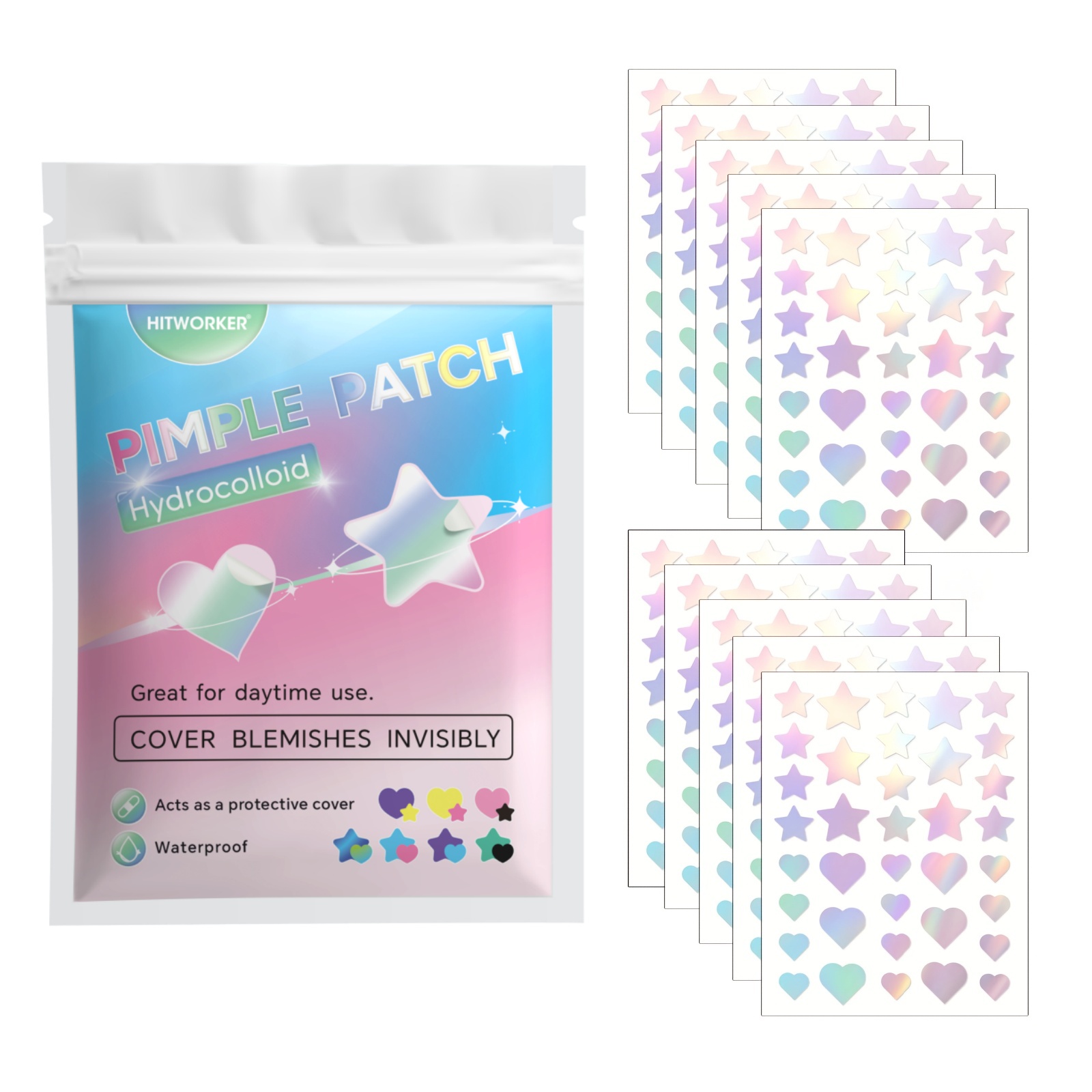 360pcs Colorful Acne Patches – - Skincare Gentle ulasan dan harga