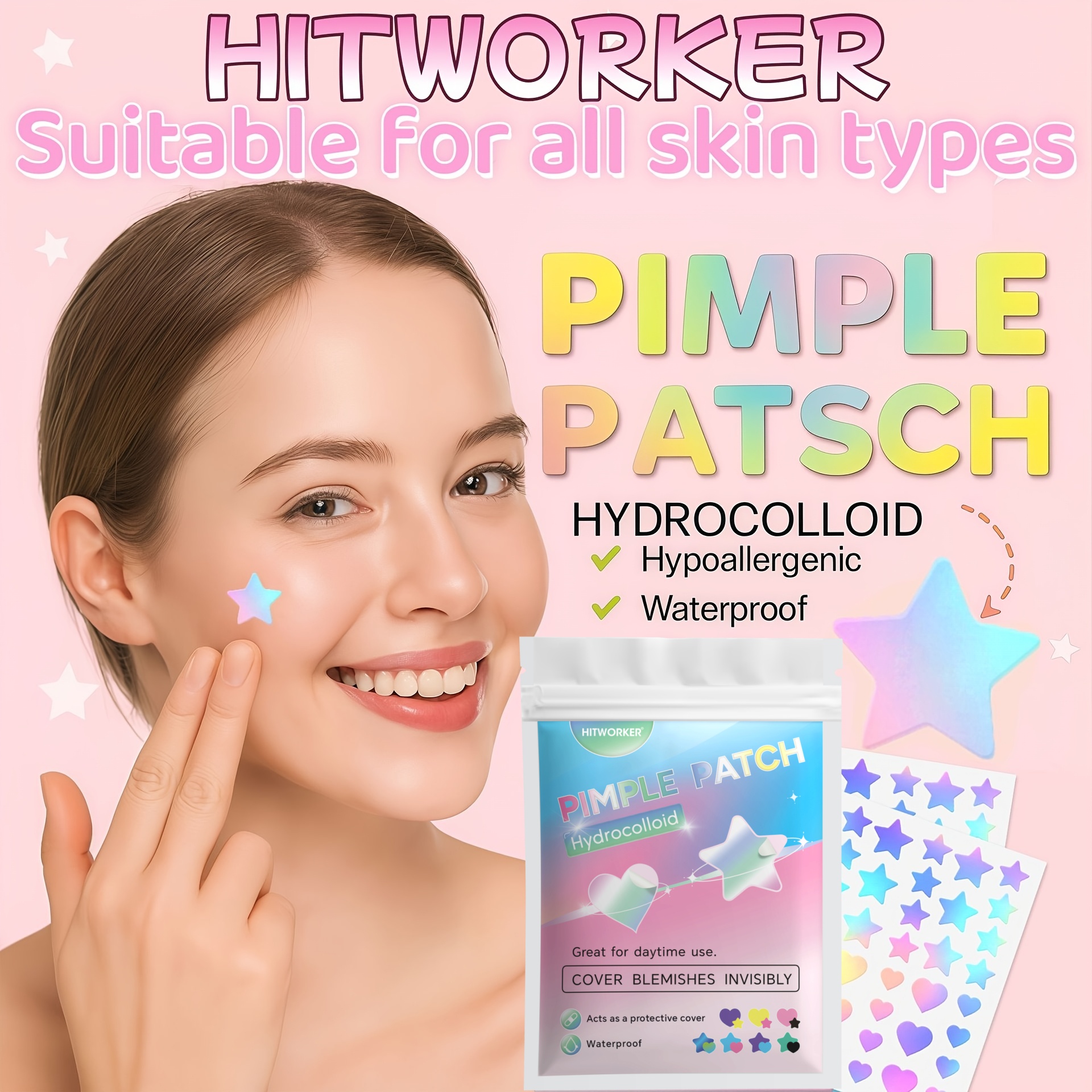 360pcs Colorful Acne Patches – - Skincare Gentle ulasan dan harga