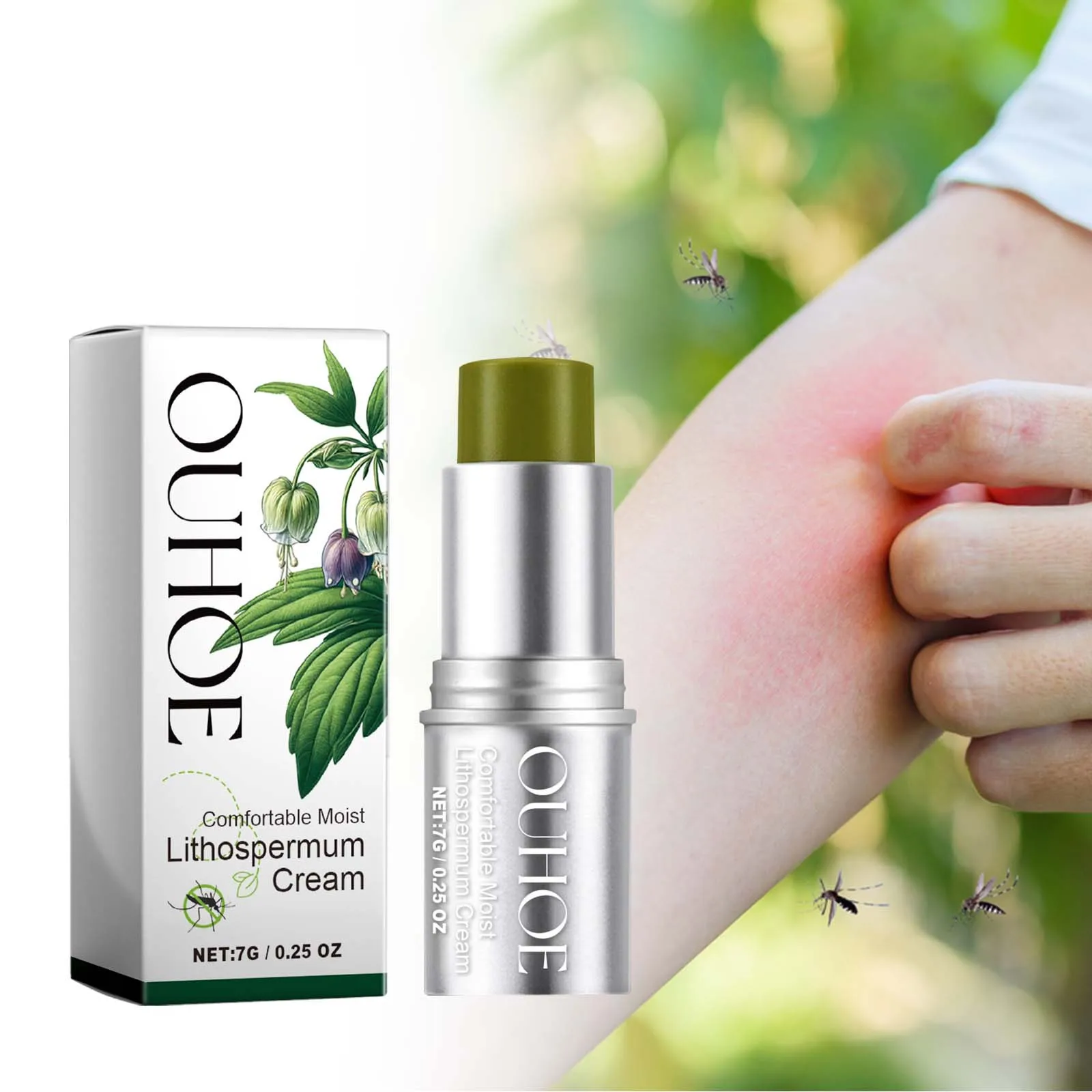 OUHOE Purple Grass Herbal Mosq - Skincare Natur E ulasan dan harga
