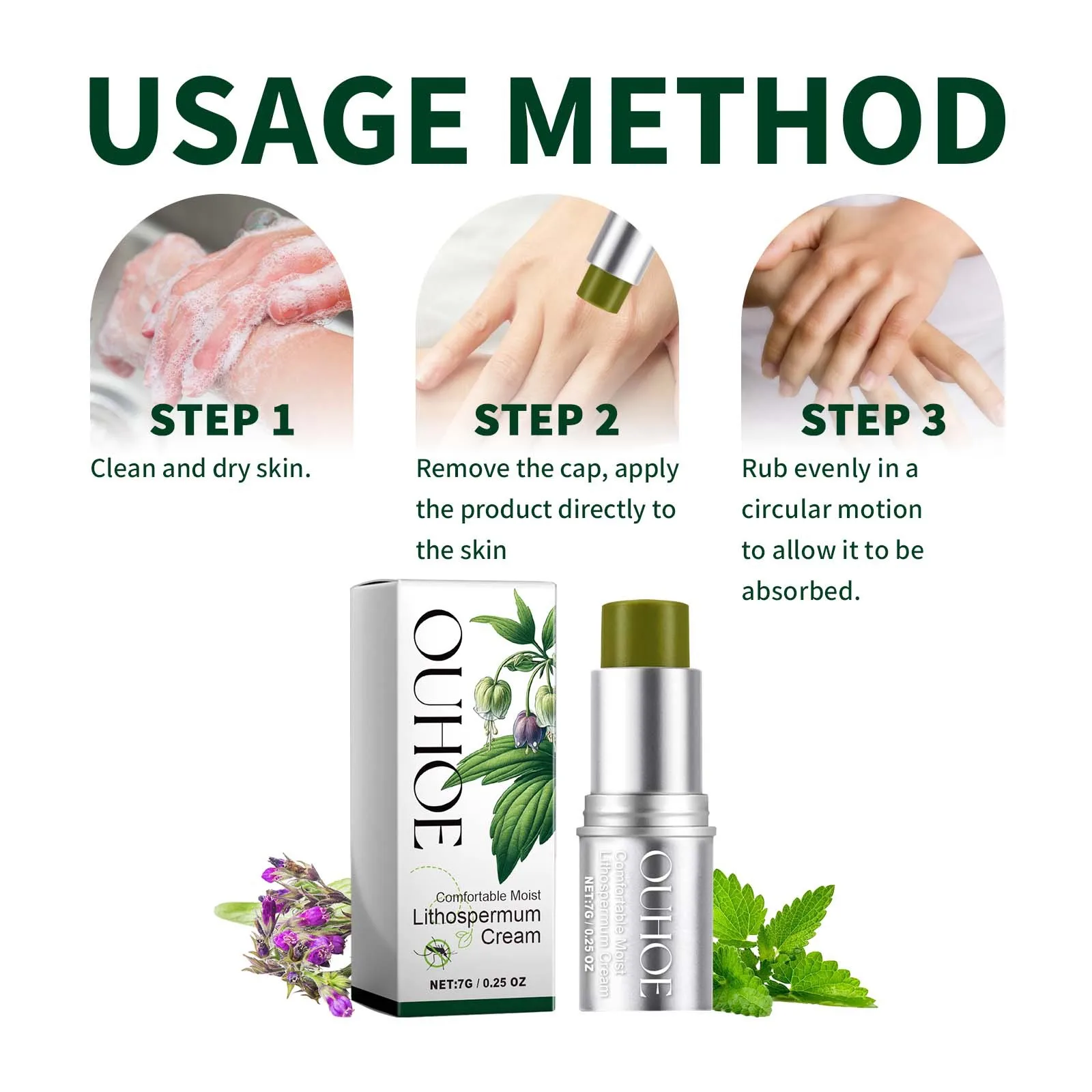 OUHOE Purple Grass Herbal Mosq - Skincare Natur E ulasan dan harga