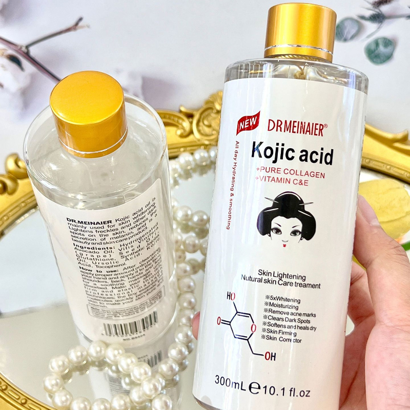 300ml Kojic Acid Essence Oil R - Snail Mucin Essence ulasan dan harga