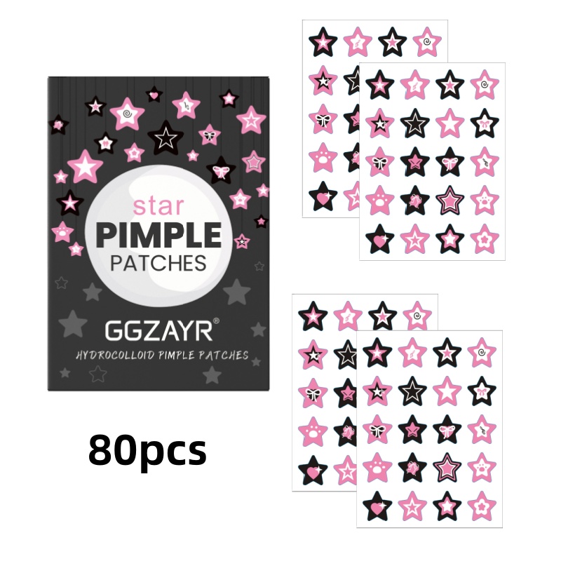 80/160pcs Star Acne Patch Set  - Skincare Gentle ulasan dan harga