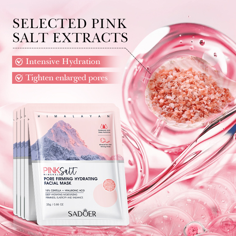 5pcs SADOER Himalayan Pink Sal - Bentonite Clay Mask ulasan dan harga