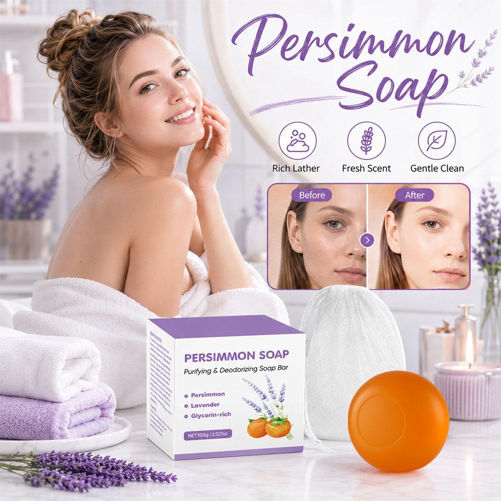 Persimmon lavender Soap Bar Pe - Skincare Gentle ulasan dan harga
