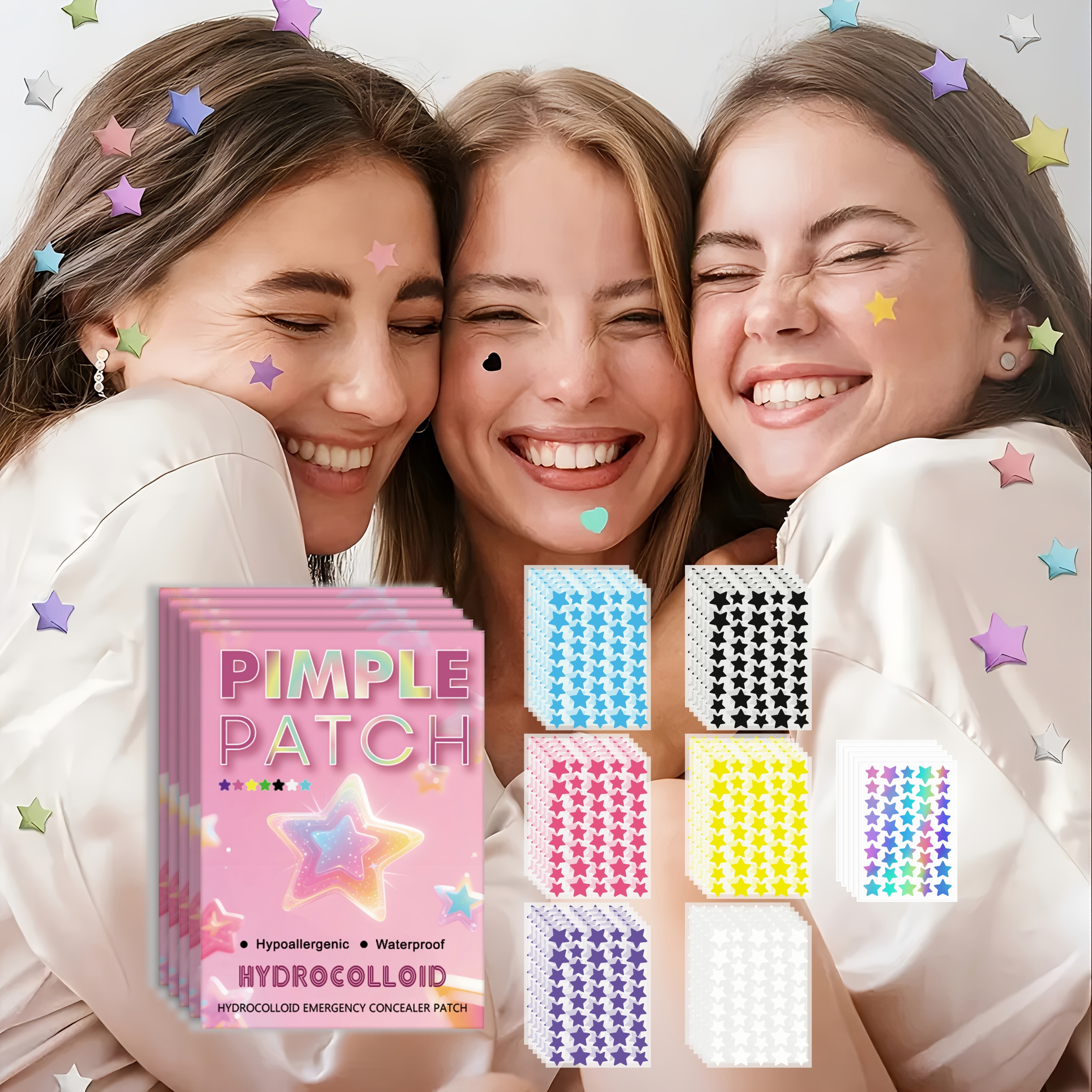 280pieces of multi-color star  - Skincare Gentle ulasan dan harga