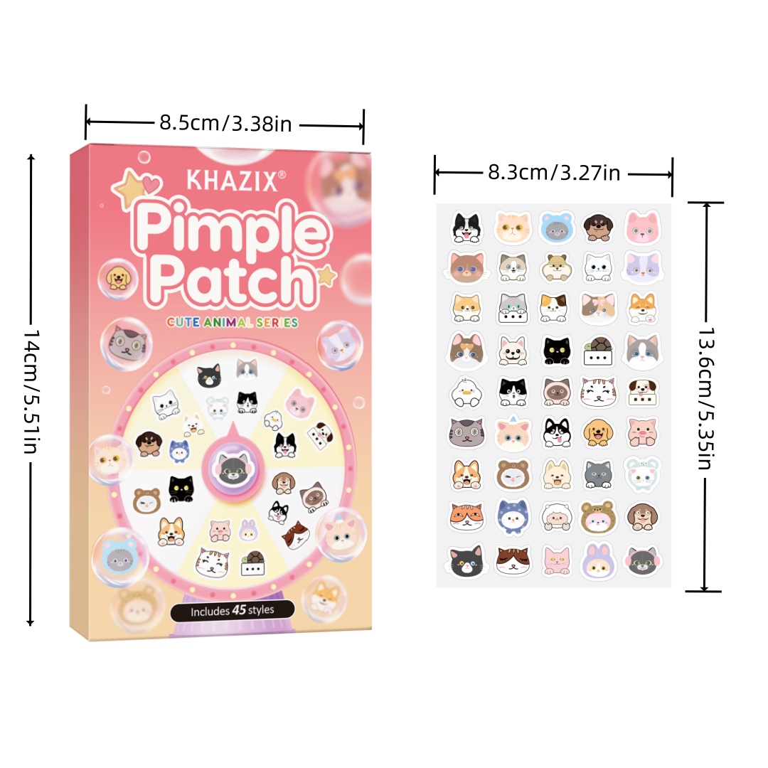 45pcs Cartoon acne patch, cute - Skincare Gentle ulasan dan harga