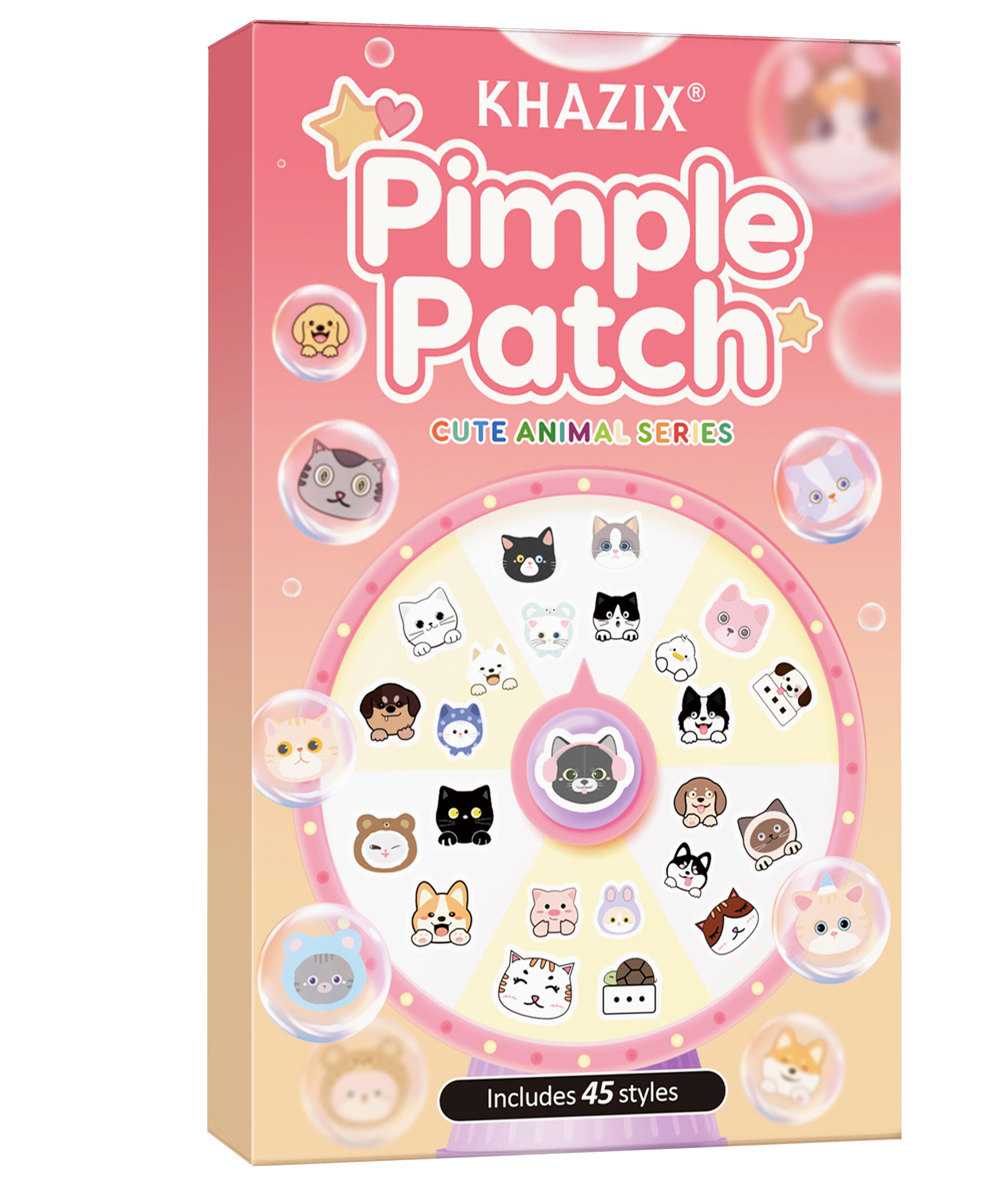 45pcs Cartoon acne patch, cute - Skincare Gentle ulasan dan harga