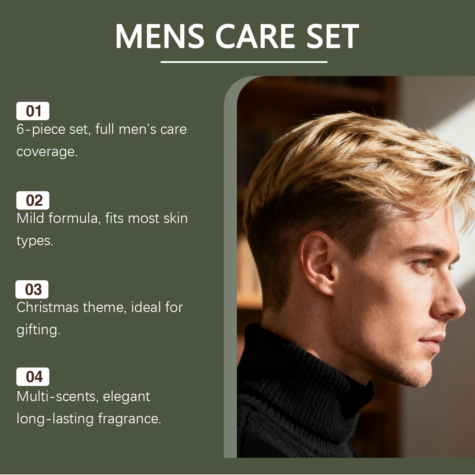 Men's Personal Care Set Beard  - Skincare Natur E ulasan dan harga
