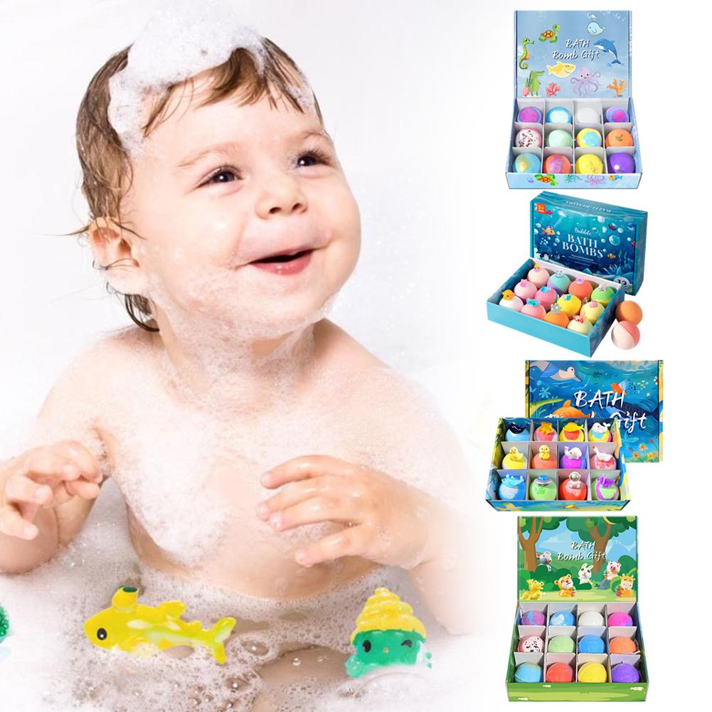 12Pcs Natural Kids Bath Bombs  - Skincare Natur E ulasan dan harga