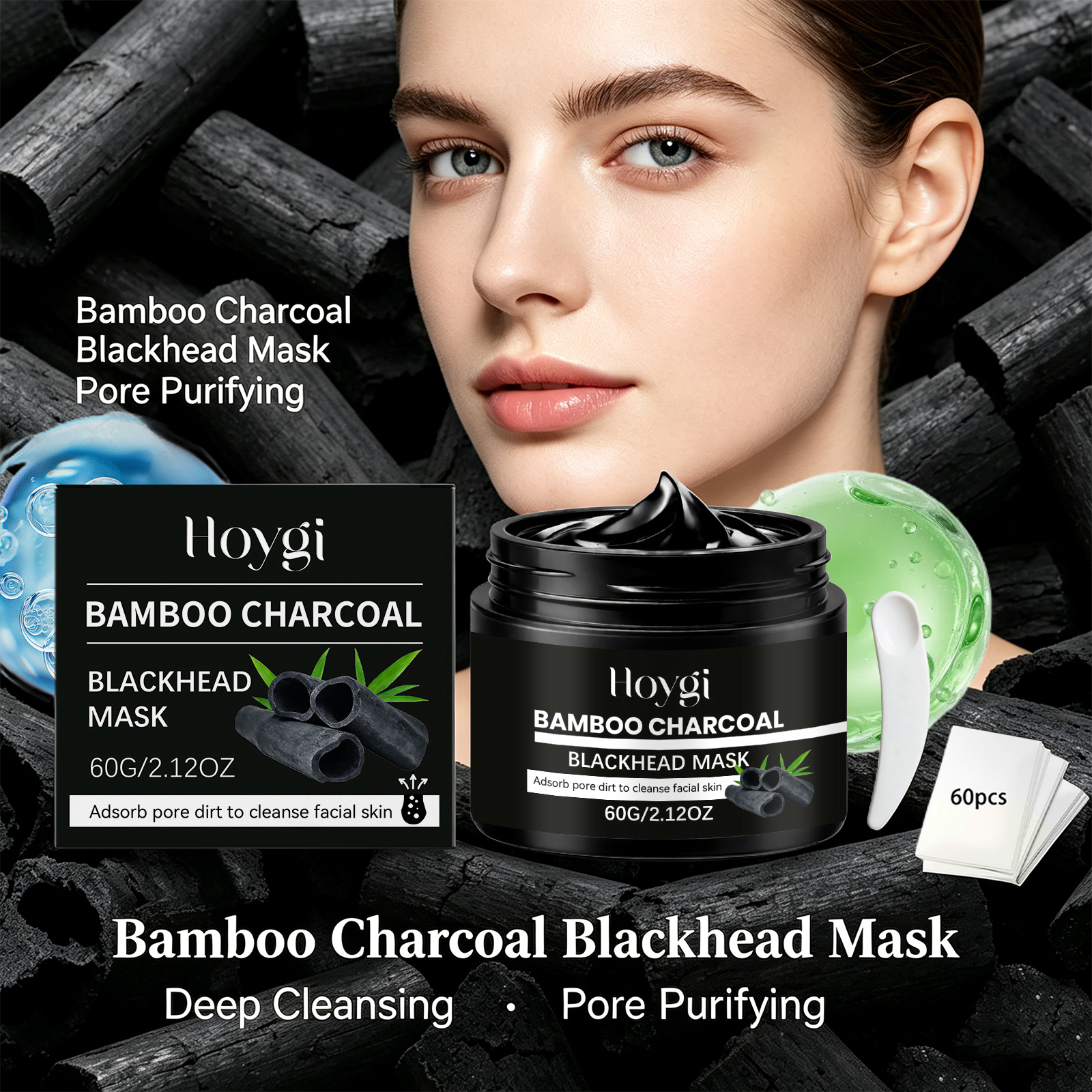 Bamboo Charcoal Blackhead Remo - Skincare Natur E ulasan dan harga