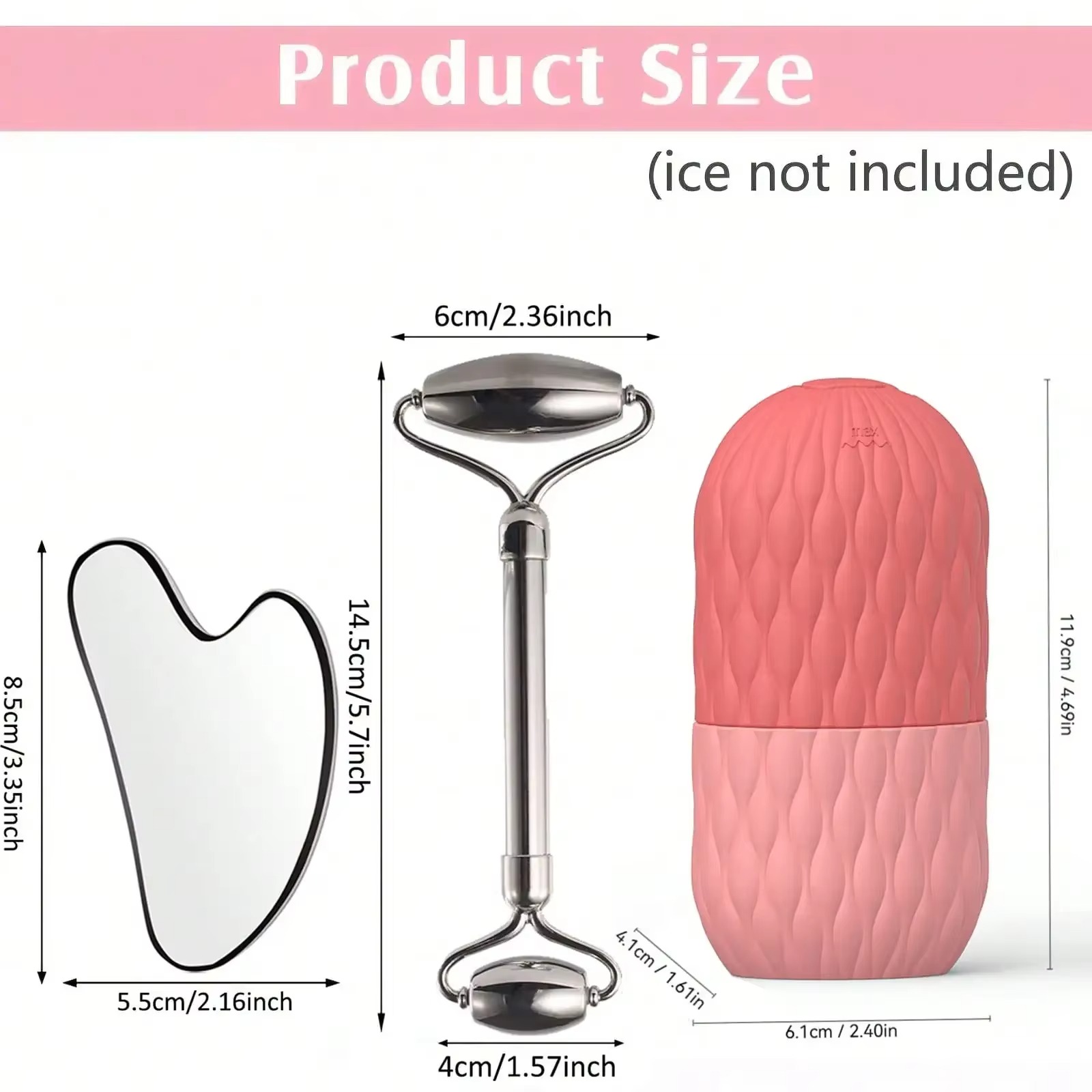 Ice Roller & Stainless Steel G - Skincare Natur E ulasan dan harga