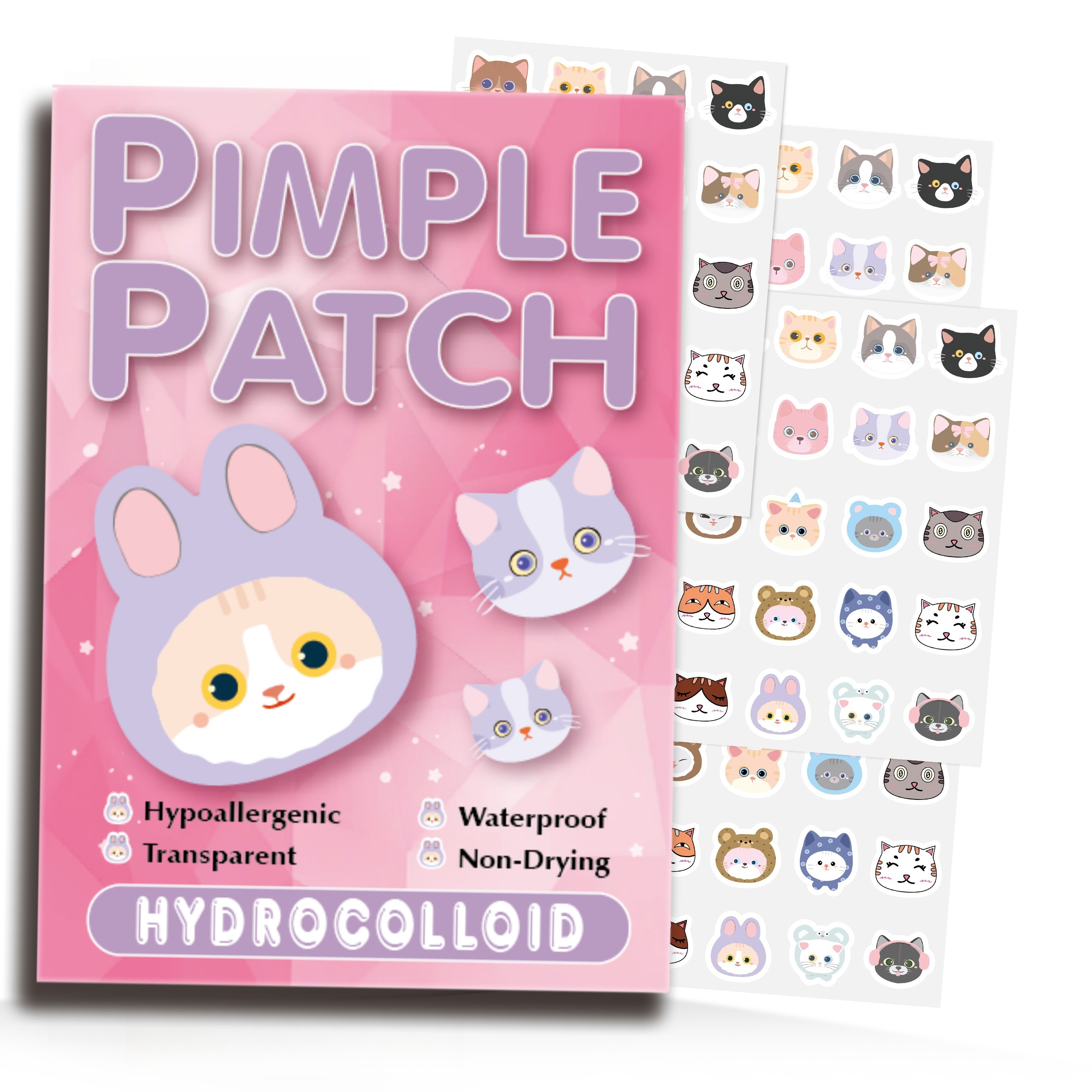 600pcs Cartoon acne patch, cut - Skincare Gentle ulasan dan harga
