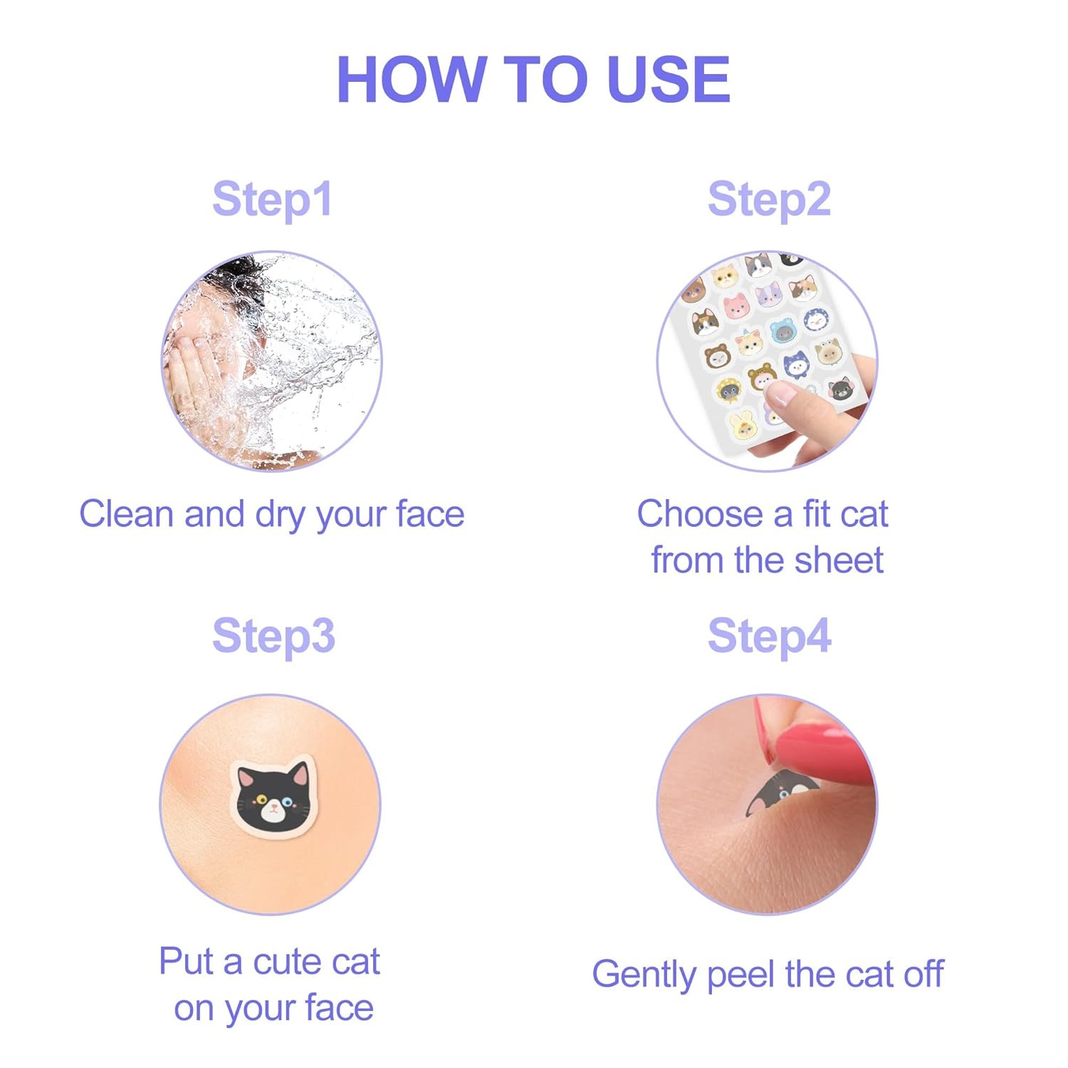 600pcs Cartoon acne patch, cut - Skincare Gentle ulasan dan harga