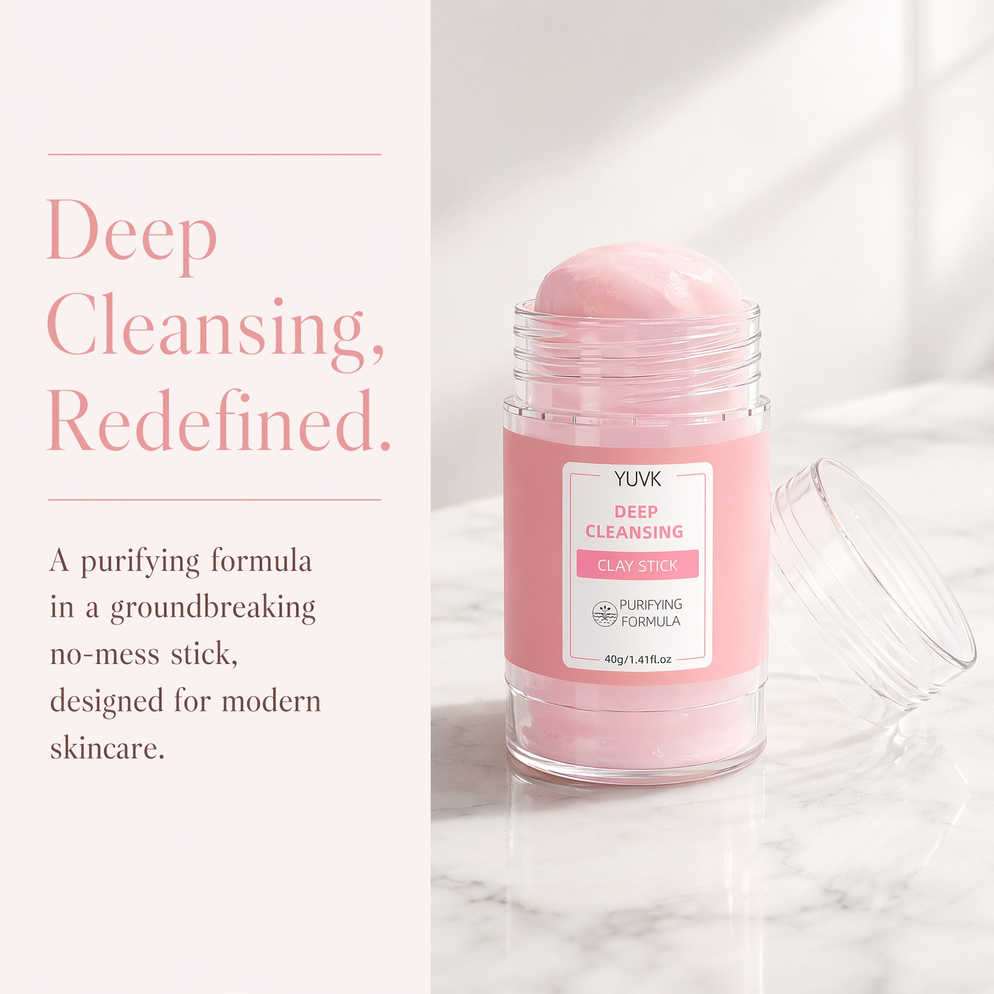 YUVK Cleansing and Moisturizin - Bentonite Clay Mask ulasan dan harga