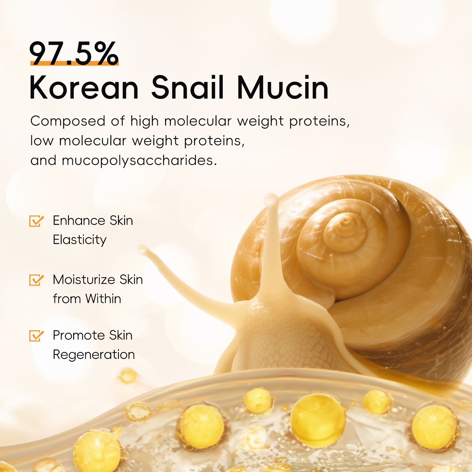 Quiyum Snail Mucin & Collagen  - Snail Mucin Essence ulasan dan harga