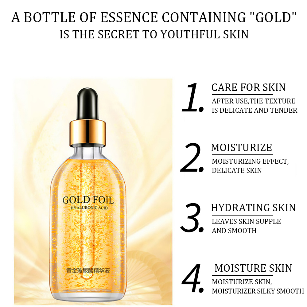 100ml 24k Gold Hyaluronic Acid - Snail Mucin Essence ulasan dan harga