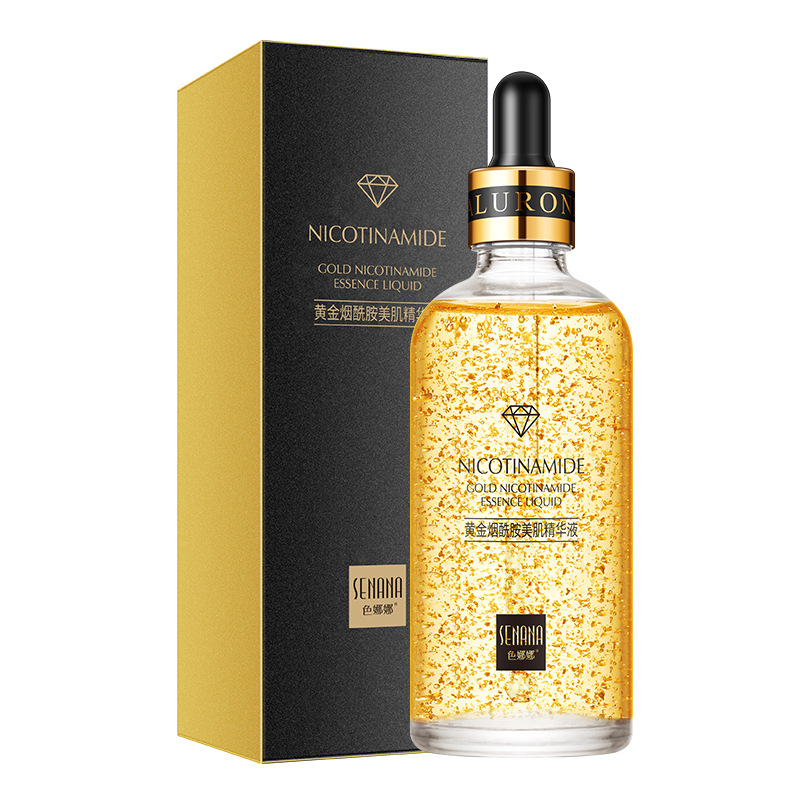 100ml 24k Gold Nicotinamide Fa - Snail Mucin Essence ulasan dan harga
