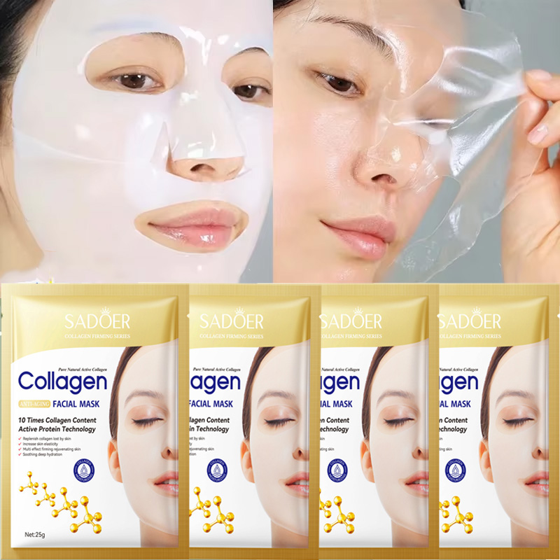 10PCS Collagen Anti Wrinkle Fa - Bentonite Clay Mask ulasan dan harga