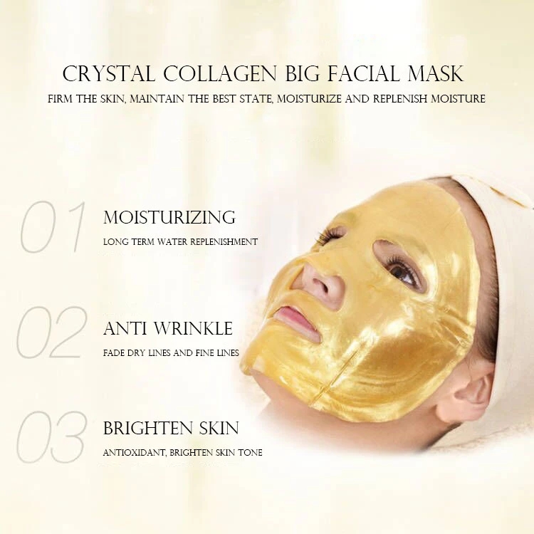 10pcs Crystal Collagen Gold Fa - Bentonite Clay Mask ulasan dan harga