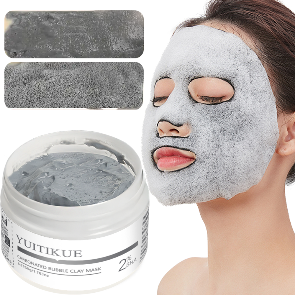 YUITIKUE Bubble Face Mask Blac - Bentonite Clay Mask ulasan dan harga