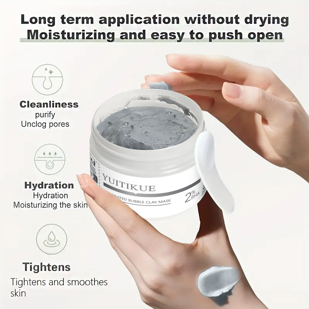 YUITIKUE Bubble Face Mask Blac - Bentonite Clay Mask ulasan dan harga