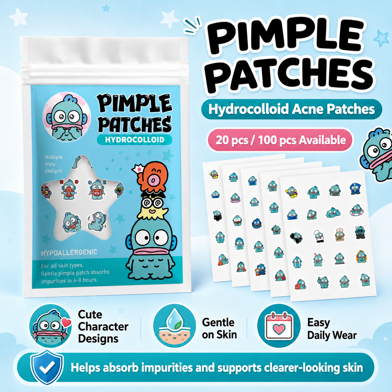 Hello Kitty Cute Pimple Patche - Skincare Gentle ulasan dan harga