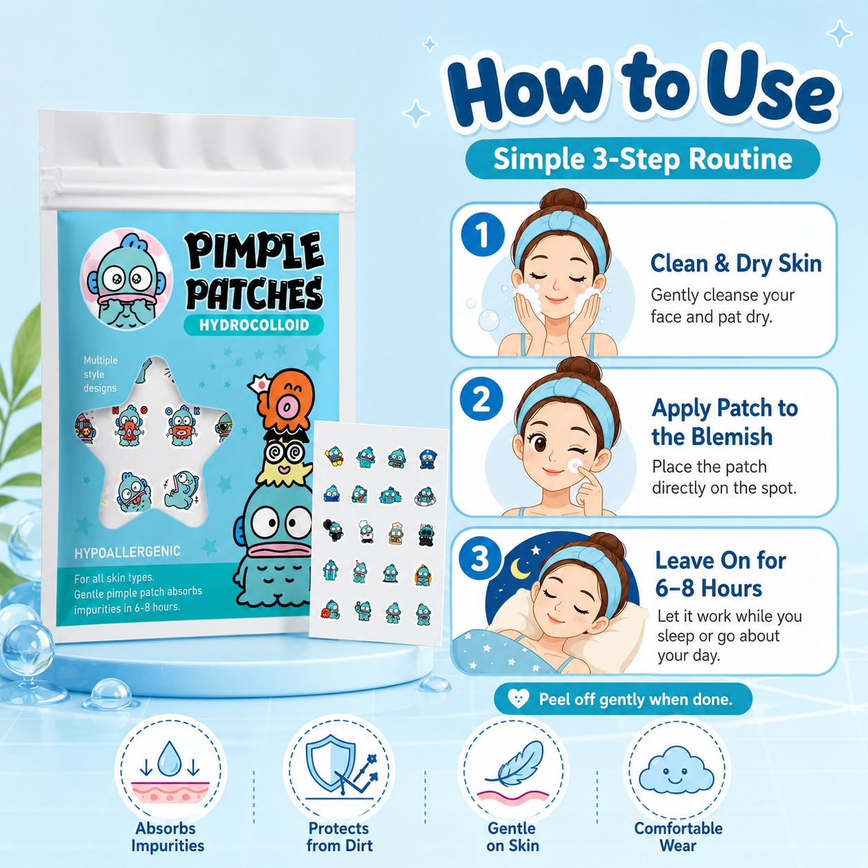 Hello Kitty Cute Pimple Patche - Skincare Gentle ulasan dan harga